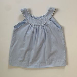 Bella Bliss Sleeveless Pale Blue Blouse 4Y